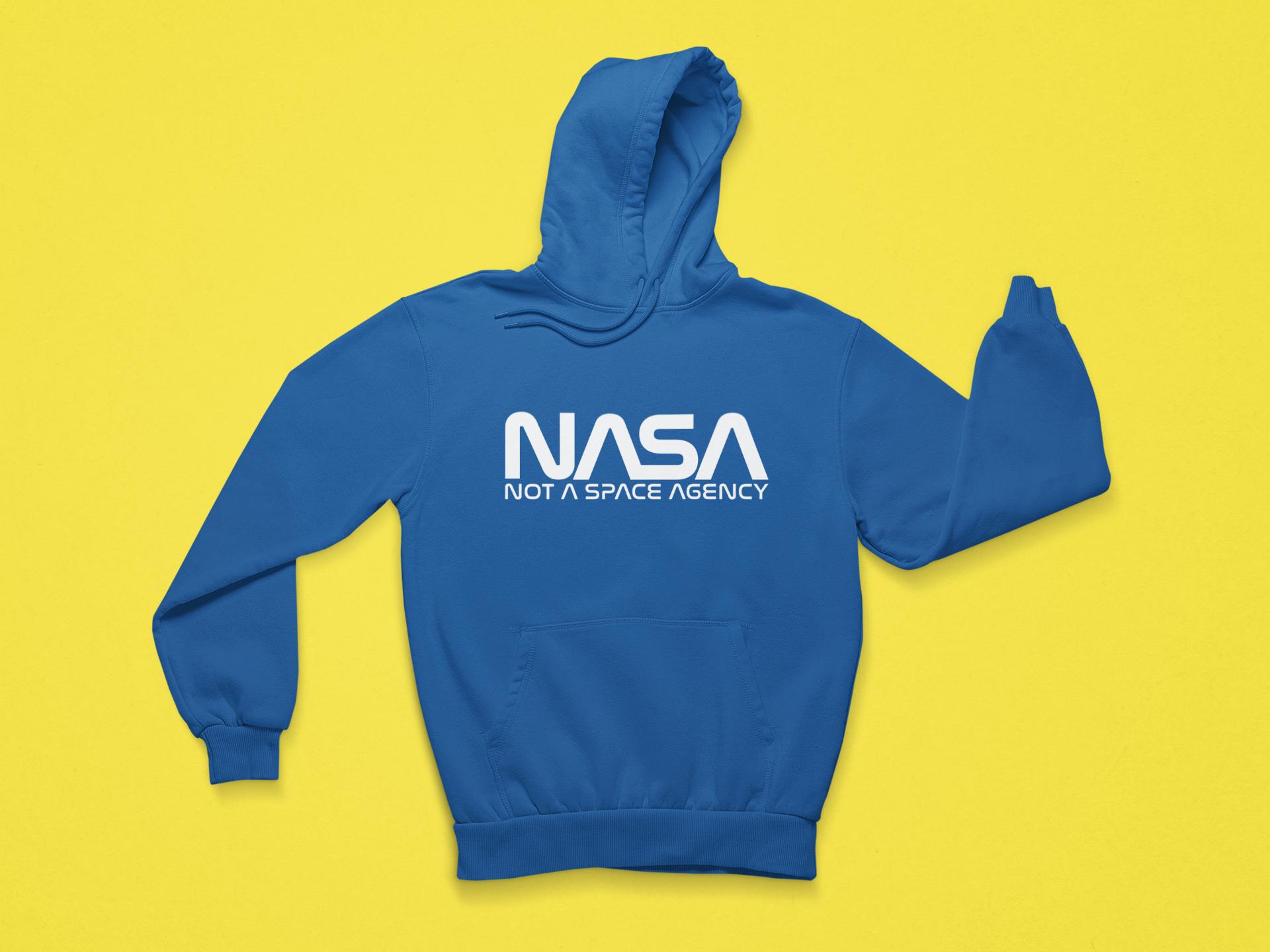 Hoodie-NASA-Not-A-Space-Agency-Light-Royal-Blue