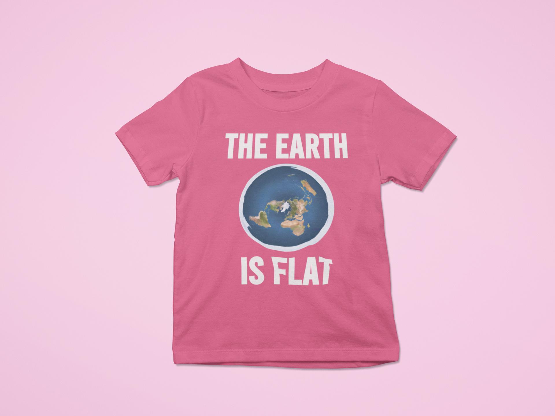 TheEarthIsFlatKids-Fuchsia
